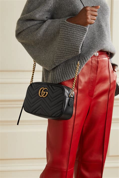 gucci gg marmont mini shoulder bag women reviews|authentic Gucci Marmont small bag.